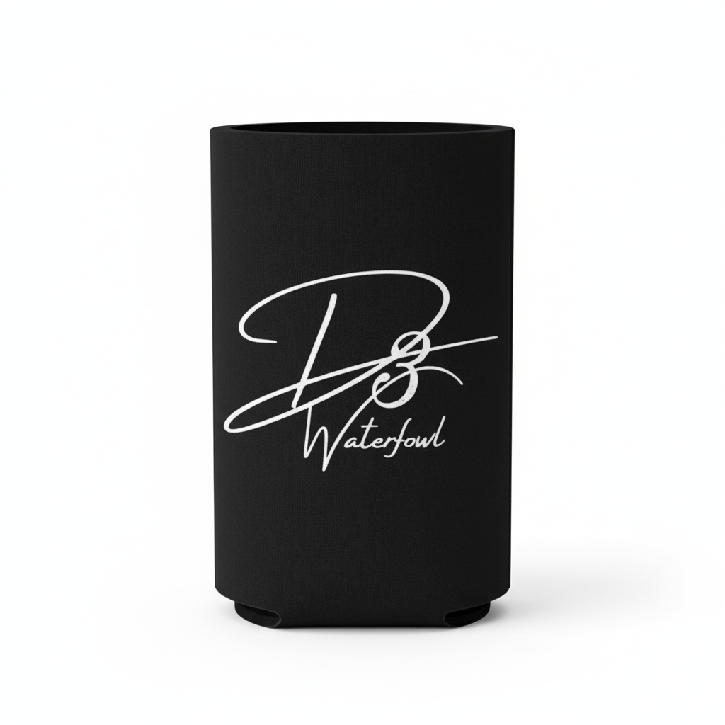 Black Koozie with White Logo