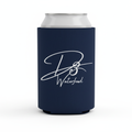 Navy Blue Koozie with White Logo